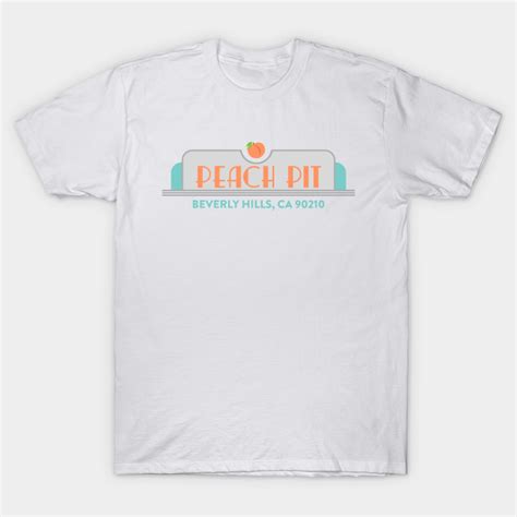 Peach Pit - Beverly Hills 90210 - T-Shirt TeePublic