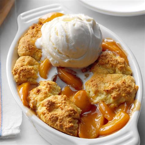 Peach cobbler restaurant. Since peaches are naturally sweet, you only need 1/4 cup of sugar in the filling. Don’t skip the lemon juice—the filling tastes a little flat without it. Spread the filling into a greased 9×13-inch pan. Pre-bake the peaches. Pre-baking the peach filling for about 10 minutes before adding the biscuit topping. 