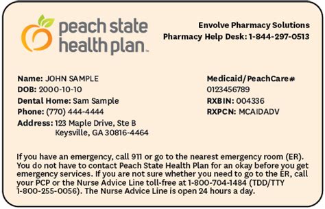 Peach State Health Plan is committed to providing appropriate, high-quality, and cost-effective drug therapy to all Peach State Health Plan members. Peach State Health Plan covers prescription medications and certain over-the-counter medications with a written order from a Peach State Health Plan provider. The pharmacy program does not cover ....