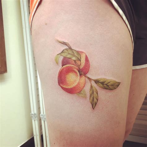 Peach tattoo design. Things To Know About Peach tattoo design. 