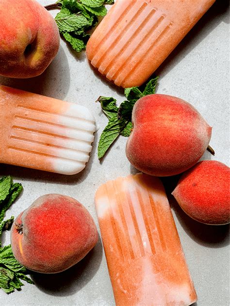 Peaches And Cream Vegan Popsicles - The VGN Way