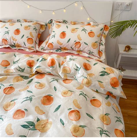 Peaches Bedding - Etsy