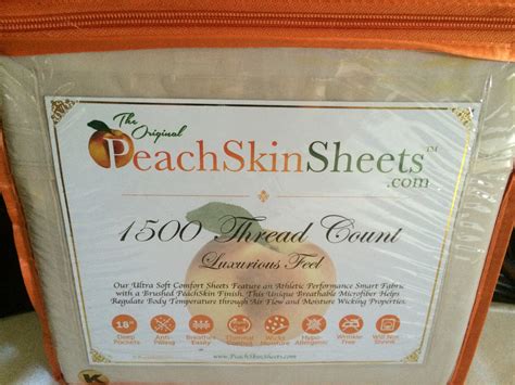 Peachskin sheets. PeachSkinSheets SMART Fabric is a proprietary blend of tightly woven breathable synthetic polyfiber. The diameter of each fiber less than that of silk, which is about 1/5 the diameter of a human hair. The combination of the specific materials used and the fineness of the fibers make SMART Fabric well known as the material behind bed … 