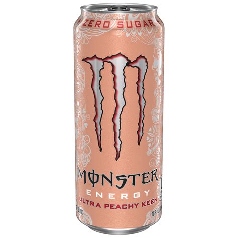 Peachykeen. Zero-Sugar Peachy Keen. Monster Ultra Peachy Keen is a zero sugar, zero calorie energy drink with the refreshing flavor of fresh peaches. 