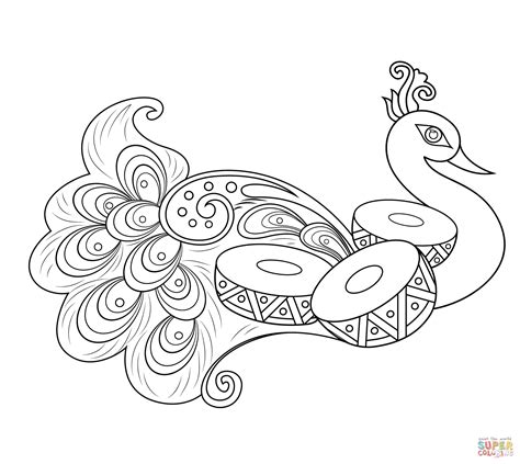 Peacock Coloring Pages Pattern Coloring Pages Mandala Coloring Pages