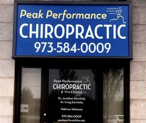 Peak Performance Chiropractic in Roxbury Township, NJ