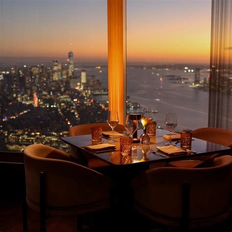 Peak restaurant nyc. Saga. Experimental. Financial District. Earn 3x points with your sapphire card. Saga is the deluxe sibling of Crown Shy, a New American restaurant on the ground floor of a 1930s building that’s an official New York City landmark. Unlike Crown Shy, Saga is on the 63rd floor and serves decadent Moroccan-influenced food. 