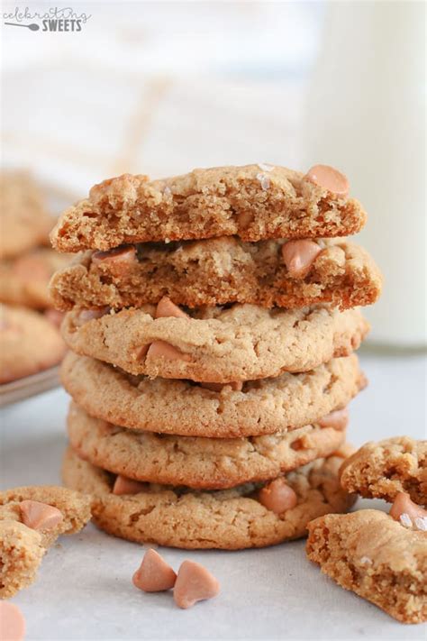 Peanut Butter Butterscotch Cookies - Celebrating Sweets