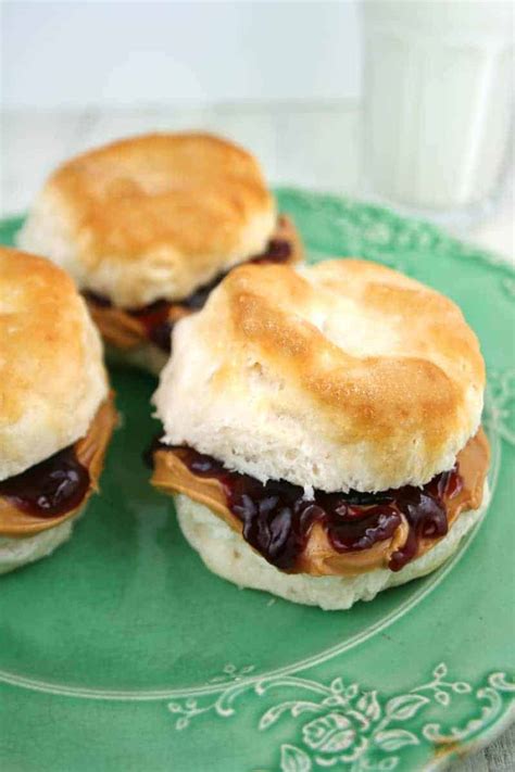 Peanut Butter and Jelly Biscuits - Mom Loves Baking