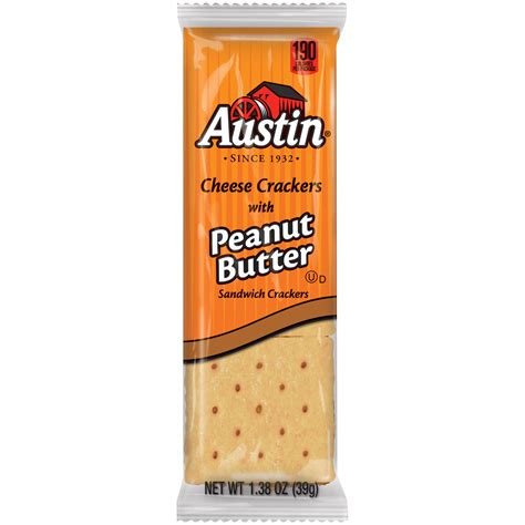 Peanut butter cheese crackers. Keebler Cheese and Peanut Butter sandwich crackers are a great snack to pass out at game time, add to a party spread, pack in a school lunch, enjoy as an after-school treat, grab for late-night snacking and more - the cheesy, peanut-buttery options are endless. 