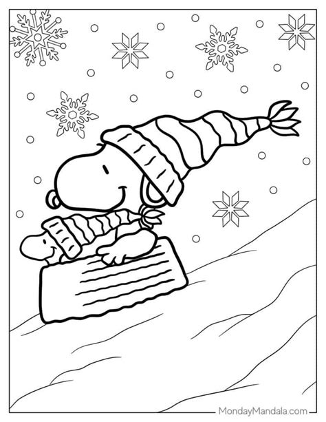Peanuts Christmas Coloring