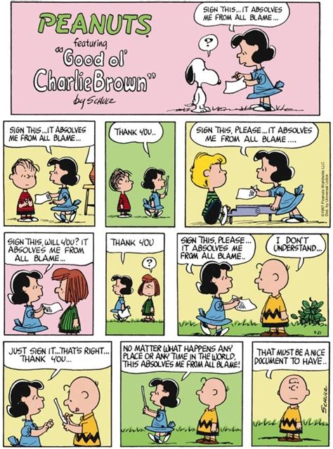 In 1950 he began drawing "Peanuts" for the United Feature Syndicate, and the strip continued until his death in 2000 at the age of 77. Since its beginnings, and even now in reprints, "Peanuts" continues to be one of the most beloved comic strips of all time. Subscribe to the free ArcaMax "Peanuts" ezine and get Charles Schulz's classic comic .... 