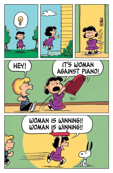 Peanuts comic