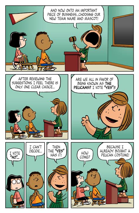 Peanuts comic strip. Over nearly 50 years and more than 18,000 comic strips, Peanuts made punchlines out of loss and futility. The joke was on humanity. And it started right away: creator Charles Schulz relied on ... 