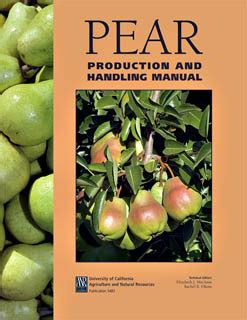 Pear production and handling manual by elizabeth j mitcham. - Manuale di concetti e soluzioni applicative di calcolo foerster.