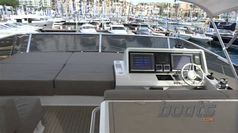 Pearl 75 Motor Yacht with Pod Drives: First Look - YouTube