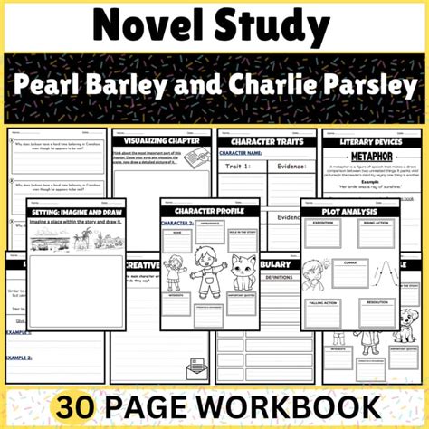 Pearl barley.  A simple title page introducing the Pearl and Charlie min...