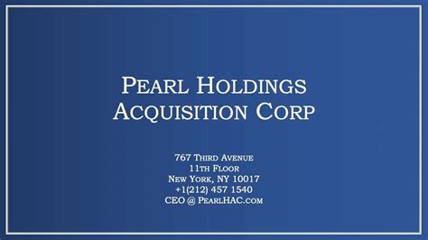 Pearl Holdings Acquisition Corp (b) Address of Issuer’s Principal Executive Offices : 767 Third Avenue 11 th Floor New York, NY 10017 : Item 2. (a) Name of Person Filing : Calamos Market Neutral Income Fund, a series of Calamos Investment Trust (b) Address of Principal Business Office or, if none, Residence : 2020 Calamos Court Naperville, IL 60563 (c) …. 