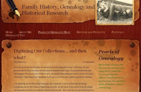 Pearls of Genealogy Blog Search Engine
