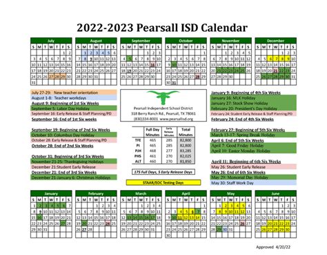 Pearsall Isd Calendar