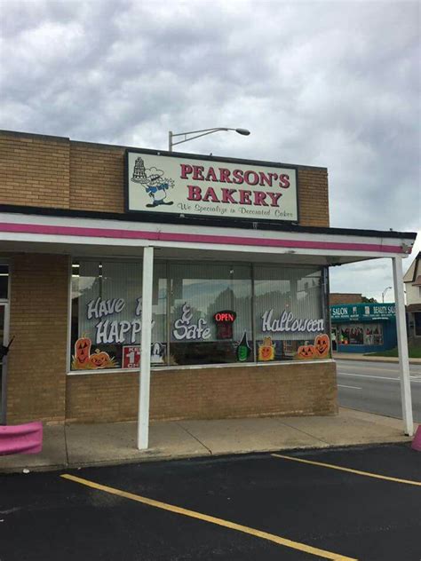 Pearson's Bakery. (708) 754-1523. 1 W 16th St, Chicago Heights, IL 60411. Get Directions. Cross-domain Cookie Management.