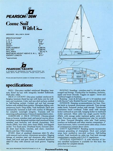 Pearson 26 mainsail.  Pearson is the largest provider of educational asses...