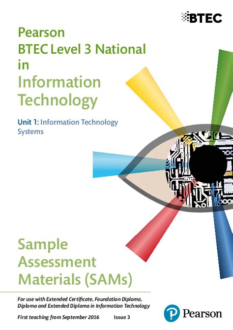 Pearson BTEC Nationals in Information Technology - Edexcel