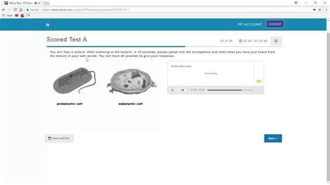Pearson PTE A Scored Practice Test A Complete Scored Practice test