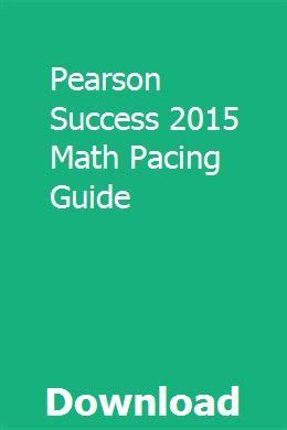 Pearson success 2015 math pacing guide. - Nissan patrol gu gr y61 factory service repair manual.