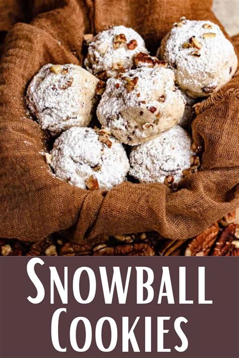 Pecan Snowball Cookies Recipe - The Foreign Fork