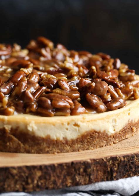 Pecan cheesecake pie. Dec 14, 2022 · Cover the pan and place it in the fridge to chill for at least 4 hours, up to overnight. About an hour before serving your cheesecake, make the pecan topping. Begin by placing the pecans in a large skillet and bring to medium heat. Stir or toss the nuts every 20-30 seconds so they don’t burn. 