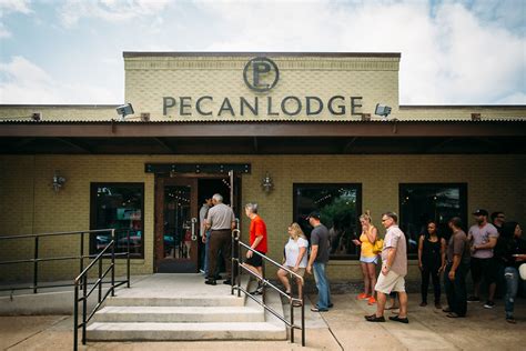 Pecan lodge dallas. January 19, 2024. You’ll find this classic BBQ joint smack dab in the middle of Deep Ellum, the live music capital of Dallas. Whether as a visit pre- or post-show, grab the oak-smoked spare pork ribs, pulled pork, and burnt ends. Order à la carte or pick from a two- or three-meat plate that comes with a side (the potato salad and mac and ... 