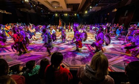 Pechanga casino pow wow. Dec 20, 2023 · For Press: Interview opportunities with the Pow Wow director, Native American chefs, dancers, drummers, and others are available upon request. Please email pr@pechanga.com or call (951) 553-9588 for credentials to cover the Pechanga Pow Wow. About Pechanga Resort Casino. Pechanga Resort Casino offers one of the largest and most expansive resort ... 