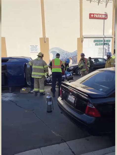 Pedestrian Hurt in Multi-Vehicle Collision on Wilshire Boulevard [Santa Monica, CA]
