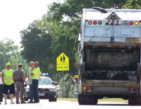 Pedestrian hit, killed by trash recycling truck in North County