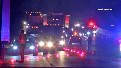 Pedestrian killed in hit-and-run on 101 Freeway in Hollywood