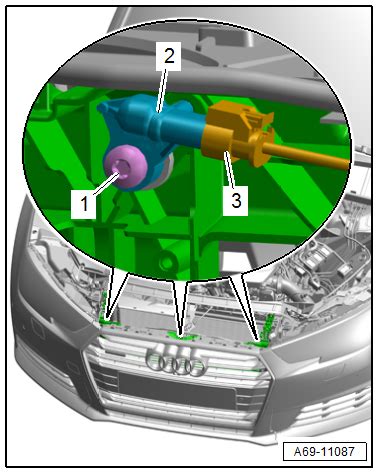 Pedestrian protection system audi.  The bumper cover is deformed.  Feb ...