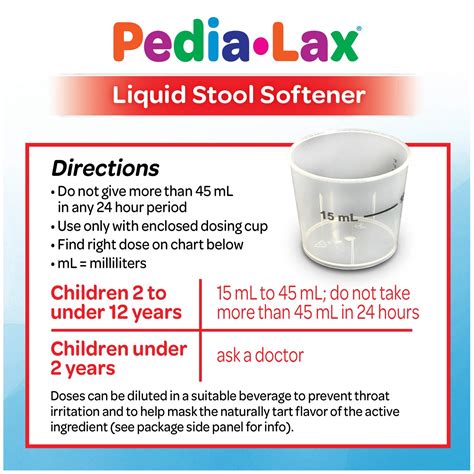 Pedia-Lax Stool Softener - Uses, Side Effects, and More - WebMD