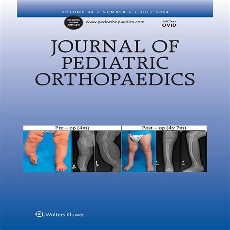 Pediatric Orthopaedics Journa