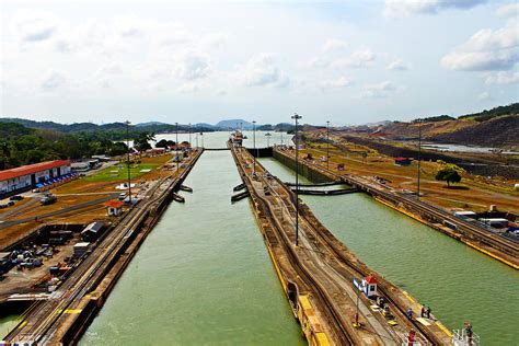 Pedro Miguel locks in the Panama Canal. You can see the new …