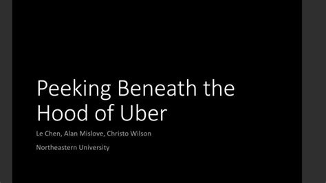 Peeking Beneath the Hood of Uber DeepDyve