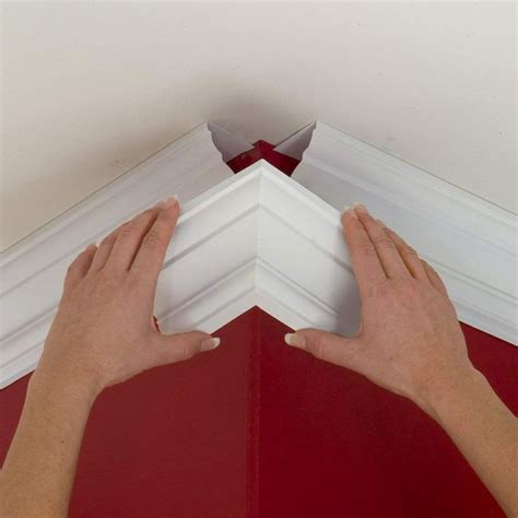 A good option is to look for a peel-and-stick product made from polyurethane, which is a more durable material and mimics the look of wood. 7. Rubber Molding. Another cheap alternative to traditional crown molding is rubber molding as it’s a very lightweight and flexible material.. 