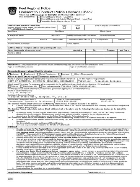 Peel police record check login.  For a Criminal Record Check, the Toront...