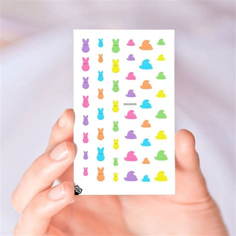 Peeps Nail Decals - Etsy