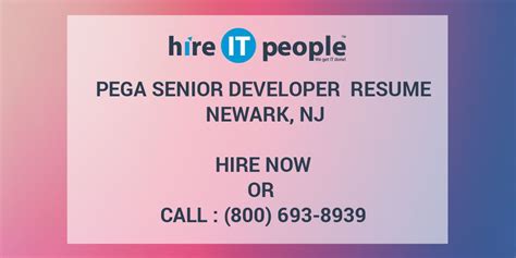 Pega Senior Developer Resume IL - Hire IT People