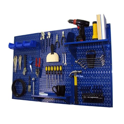 Pegboard at lowes. Project Source 35-Piece Steel Pegboard Hook in Stainless Steel (4.25-in W x 10.94-in H). This 35-piece steel hooks kit for 1/8 in. and 1/4 in. Peg boards. The Kit is perfect for a wide variety of everyday storage needs around the home or at the office. 35 different peg hooks to accommodate a wide range of uses Ideal for storage of tools, paint brushes, extension cords and athletic equipment ... 