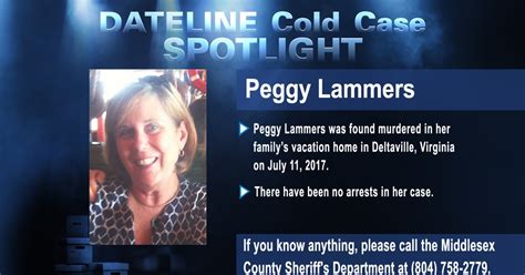 Read More: https://www.wtvr.com/search?q=Peggy+LammersSubscribe to WTVR CBS 6 on YouTube now for more: http://ow.ly/7SyA50BWyimGet more Central Virginia news.... 