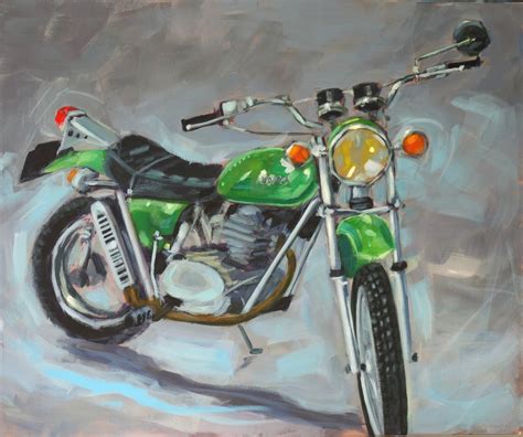 Peinture honda SL 125 France Melk painting & motorcycles