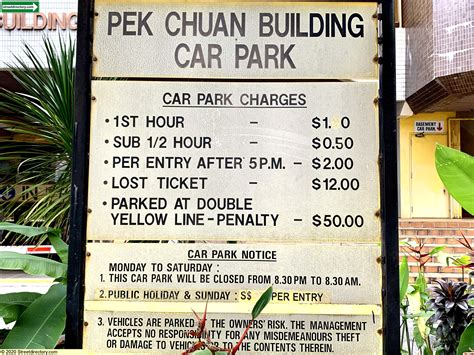 Pek chuan building parking rates.  Over 600 Car Parks Listed With Daily U...
