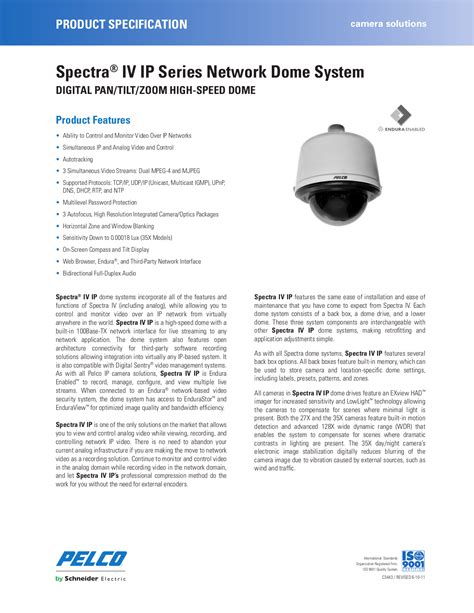 Pelco spectra iv ip installation manual. - Denon avr 1708 av receiver owners manual.